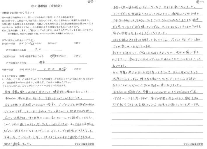 20代女性　感想